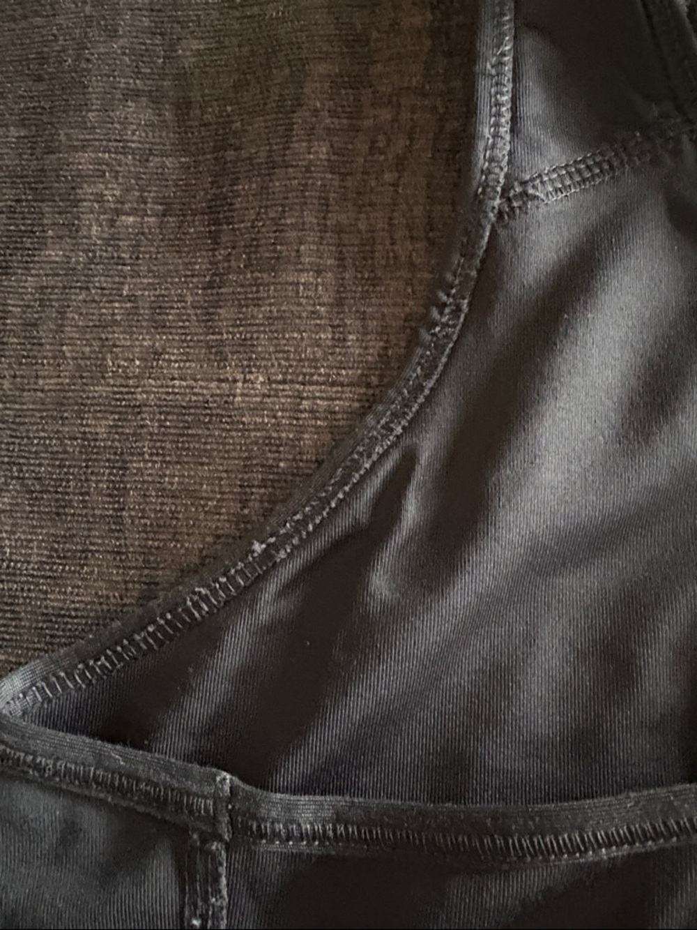 Nike Black Sports Bra with White Swoosh - Picture 5 of 7